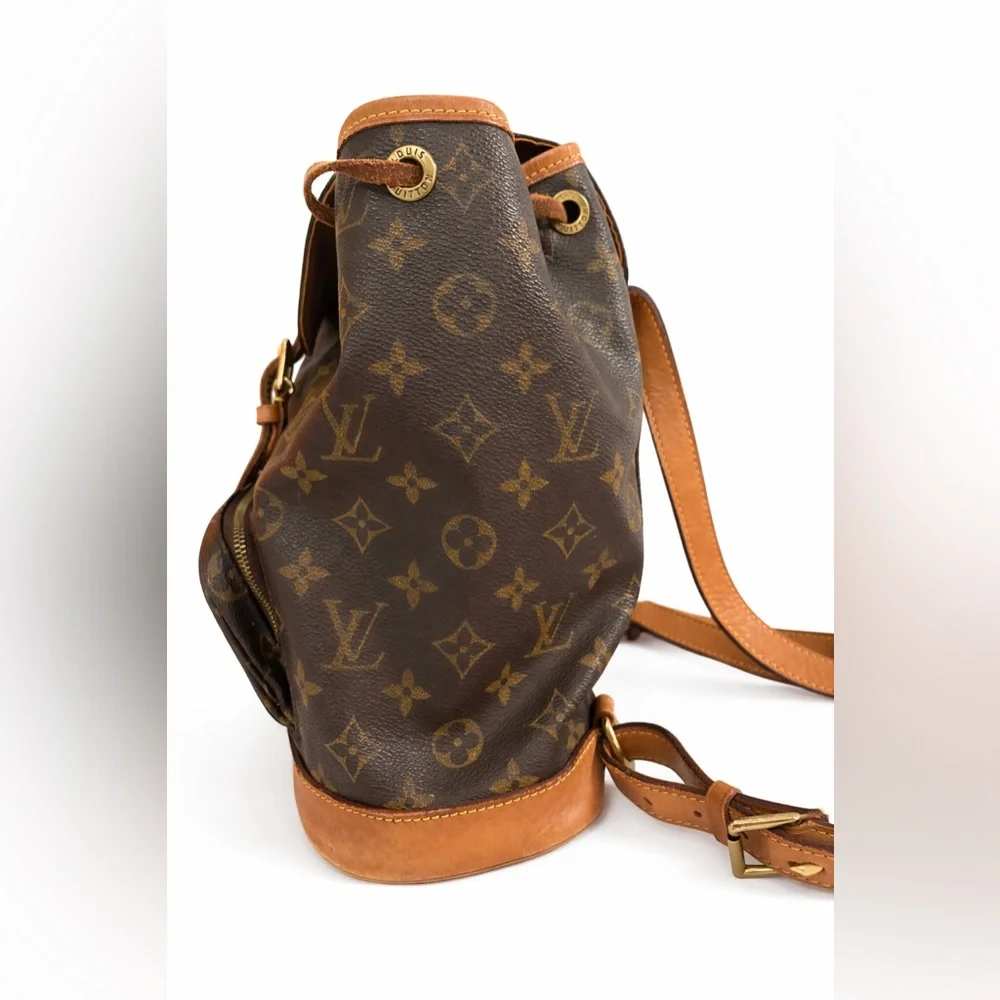 Louis Vuitton 1999 Montsouris PM Backpack Vintage Monogram Like New w/ Box